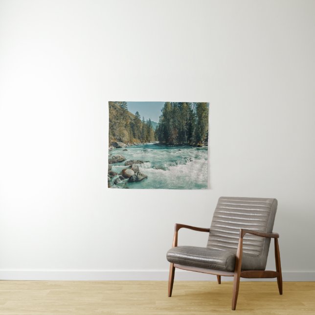 Wasser | Kucherla River, Altai Mountains Wandteppich (Beispiel (Horizontal))