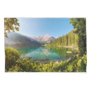 Wasser Lago di Fusine Mount Gangart Julische Alp Kissenbezug