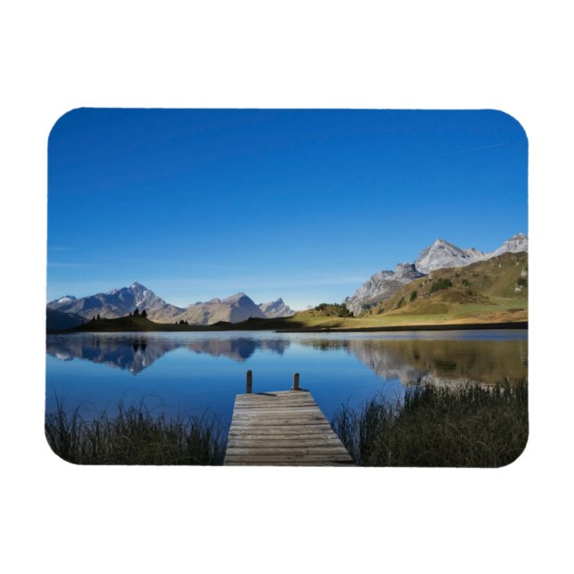 Wasser | Lai da Vons Schweiz Magnet (Horizontal)