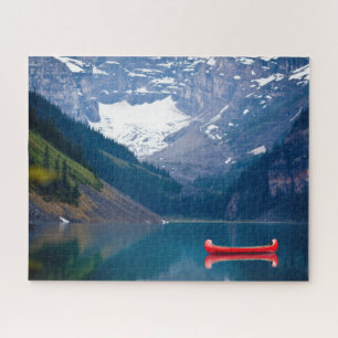 Wasser   Lake Louise Canadian Rocky Mountains Puzzle