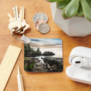 Wasser   Lake Superior Grand Marais, Minnesota Schlüsselanhänger