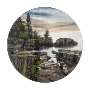 Wasser   Lake Superior Grand Marais, Minnesota Schneidebrett