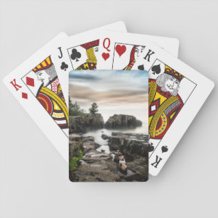 Wasser   Lake Superior Grand Marais, Minnesota Spielkarten
