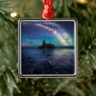 Wasser Lake Superior Minnesota Ornament Aus Metall