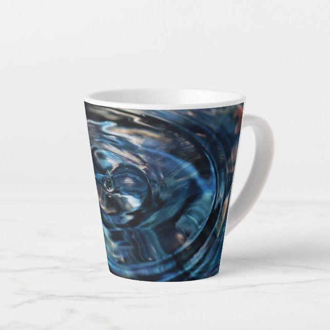 Wasser Latte Tasse (Rechte Ecke)