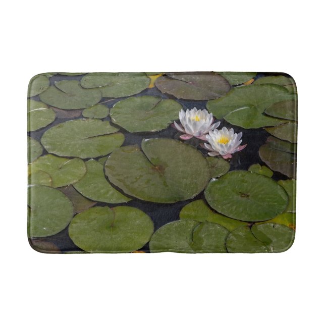 WASSER-LILIEN BADEMATTE (Vorderseite)