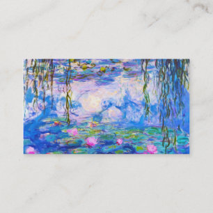 Wasser-Lilien Claude Monet, der alten Meister malt Visitenkarte