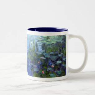 Wasser-Lilien, Claude Monet Zweifarbige Tasse