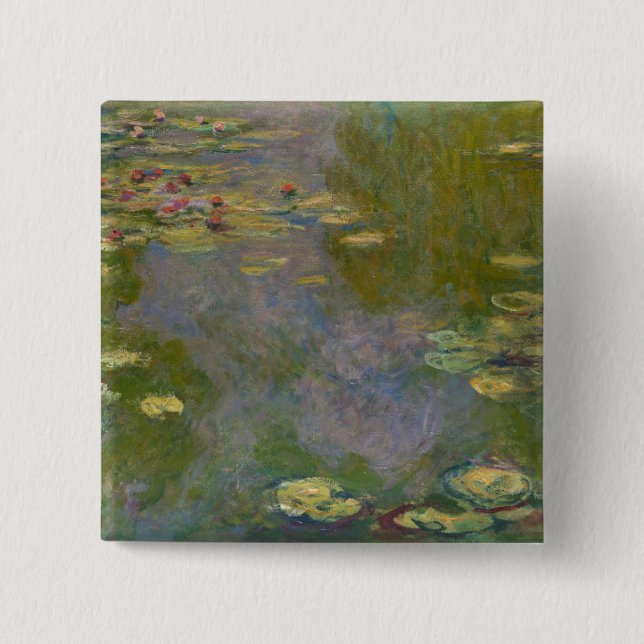 Wasser-Lilien Claude Monets |, 1919 Button (Vorderseite)