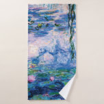Wasser-Lilien durch Claude Monet Badehandtuch<br><div class="desc">Besichtigen Sie bitte meinen Speicher für interessanteren Entwurf und mehr Farbwahl. => zazzle.com/iwheels*</div>