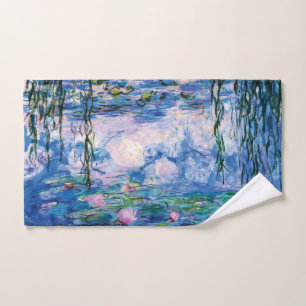 Wasser-Lilien durch Claude Monet Handtuch