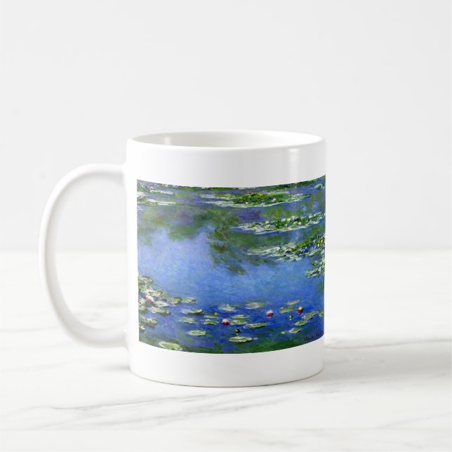 Wasser-Lilien durch Claude Monet Kaffeetasse (Links)