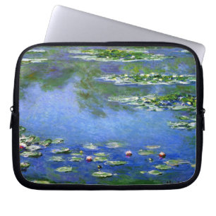 Wasser-Lilien durch Claude Monet Laptopschutzhülle