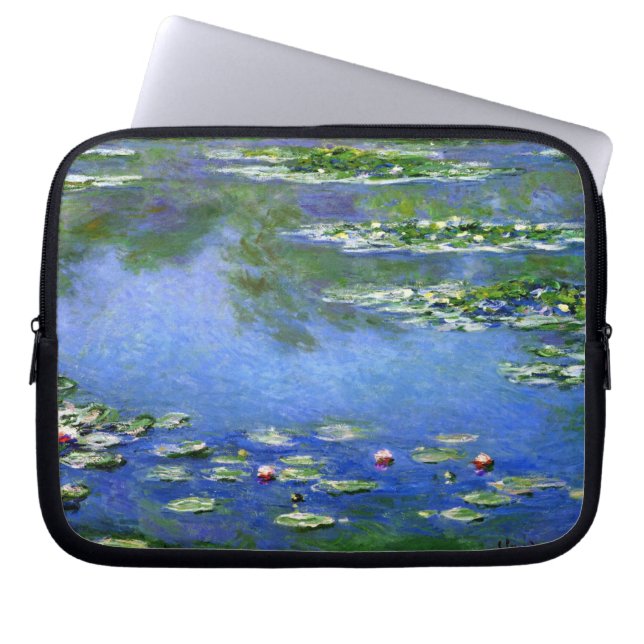 Wasser-Lilien durch Claude Monet Laptopschutzhülle (Vorderseite)