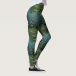 Wasser-Lilien durch Claude Monet Leggings<br><div class="desc">Französische Impressionist Claude Monets Arbeit,  "Wasser-Lilien"</div>