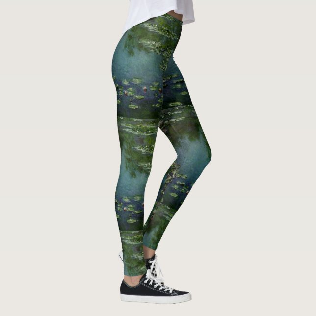 Wasser-Lilien durch Claude Monet Leggings (Rechts)