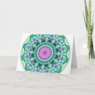 Wasser-Lilien-Kaleidoskop Karte