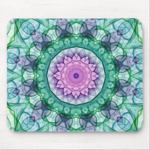 Wasser-Lilien-Kaleidoskop Mousepad