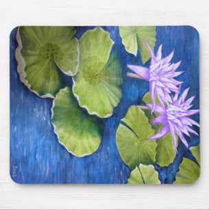 Wasser-Lilien Mousepad