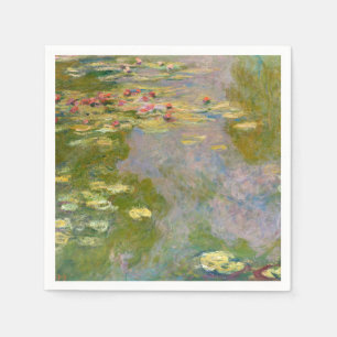 WASSER-LILIEN von Claude Monet Serviette