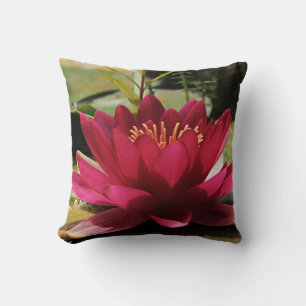 Wasser Lilienblume Kissen asiatische Dekoration
