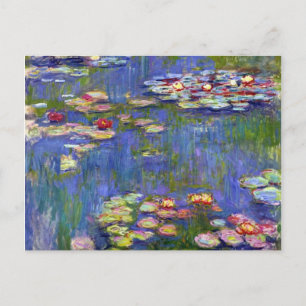 Wasser Lilies Impressionismus Postkarte
