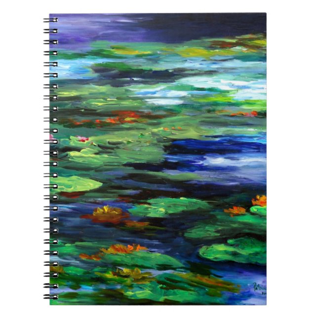 Wasser-LilieSomnolence 2010 Notizblock (Vorderseite)