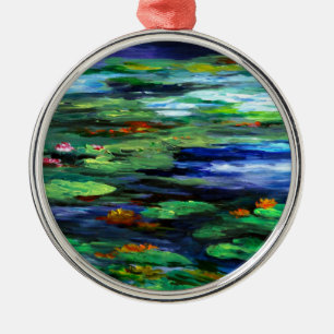 Wasser-LilieSomnolence 2010 Silbernes Ornament