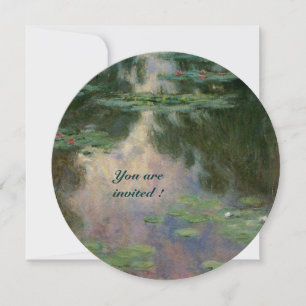 WASSER LILILIT IN PINK GREEN BLAUE REFLEKTIONEN EINLADUNG