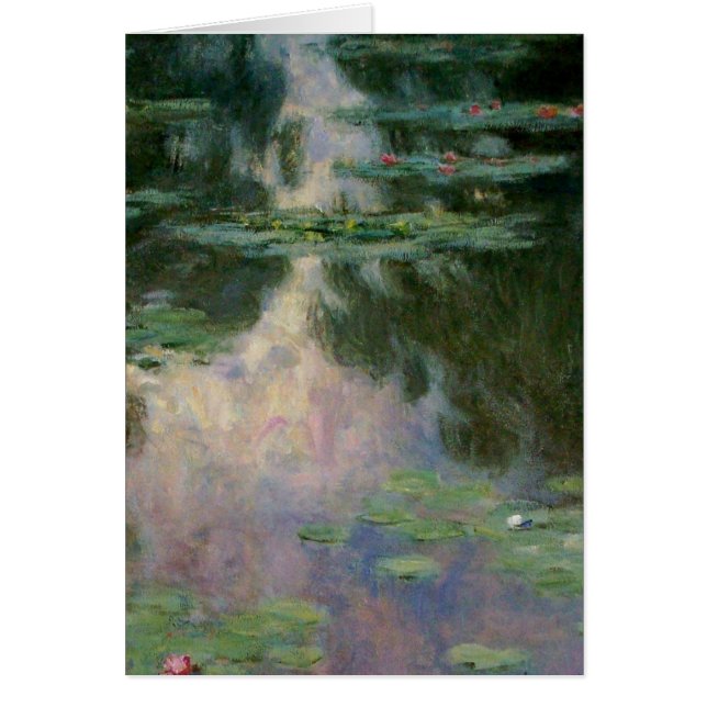 WASSER LILILIT IN PINK GREEN POND VON Claude Monet (Vorne)