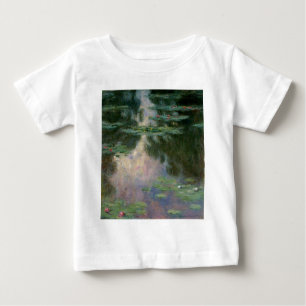 WASSER LILILIT IN PINK GREEN POND VON Claude Monet Baby T-shirt