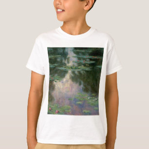 WASSER LILILIT IN PINK GREEN POND VON Claude Monet T-Shirt
