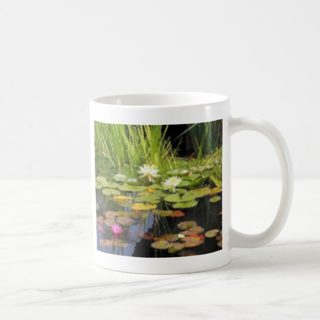Wasser Lilly Blumen Tasse (Rechts)