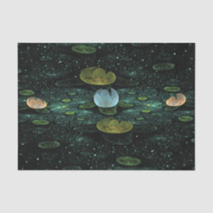 Wasser Lilly Fraktal Seidenpapier