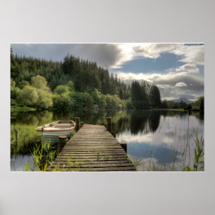Wasser Loch Ard Trossachs National Park Poster