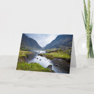 Wasser   Lücke von Dunloe Landkreis Kerry Irland Karte