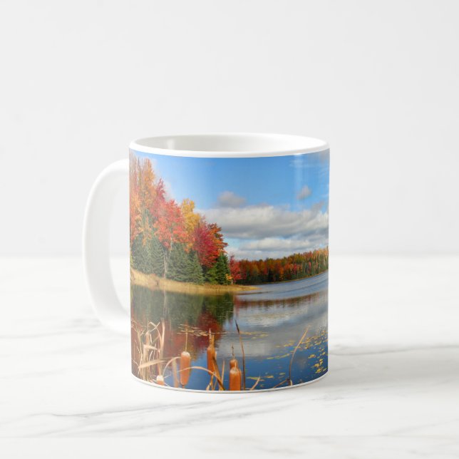 Wasser | Mabel Lake Canada Kaffeetasse (Vorderseite Links)