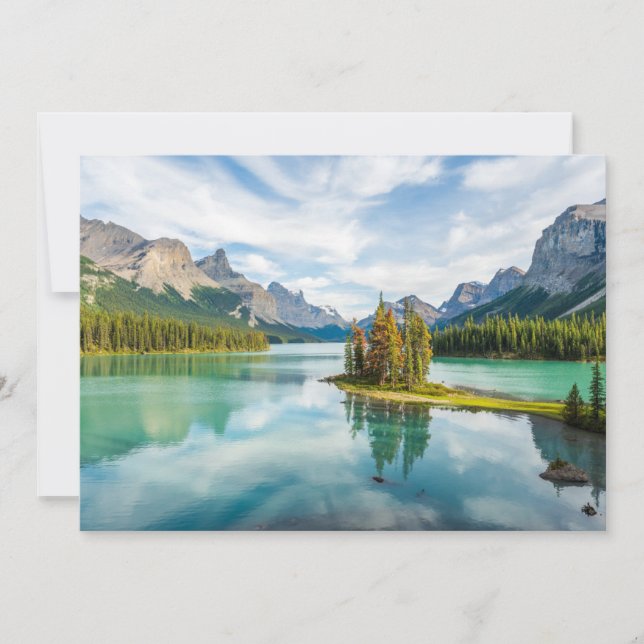 Wasser | Maligne Lake, Jasper National Park, Kanad Dankeskarte (Vorderseite)