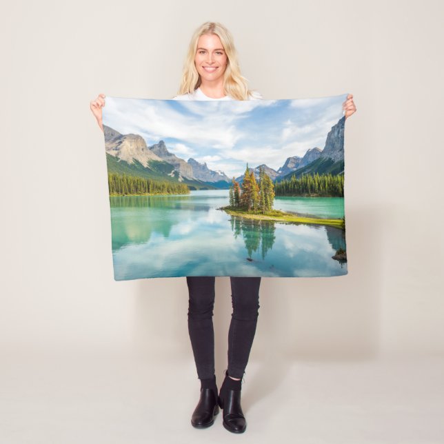 Wasser | Maligne Lake, Jasper National Park, Kanad Fleecedecke (Beispiel)