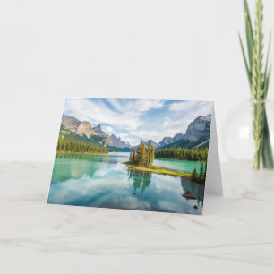 Wasser   Maligne Lake, Jasper National Park, Kanad Karte