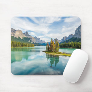 Wasser Maligne Lake, Jasper National Park, Kanad Mousepad