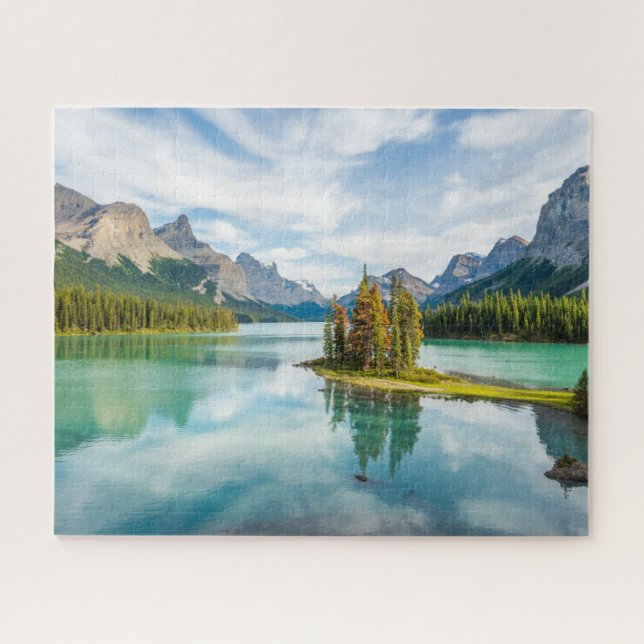 Wasser | Maligne Lake, Jasper National Park, Kanad Puzzle (Horizontal)
