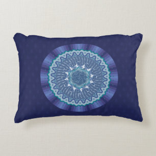 Wasser-Mandala-Akzentkissen Zierkissen