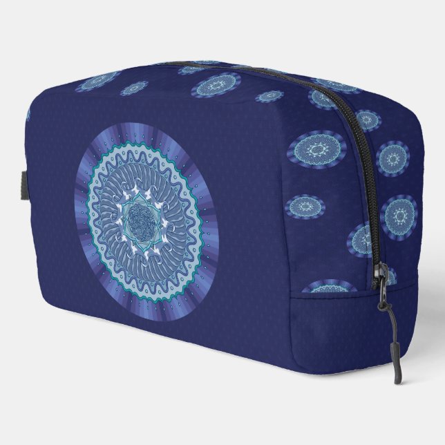 Wasser-Mandala-Dopp-Kit Waschbeutel (Rechte Ecke)