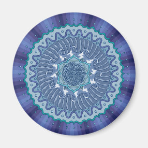 Wasser-Mandala-Magnet Magnet