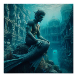 Wasser mann poster