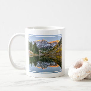Wasser Maroon Bells Lake Aspen Trees Kaffeetasse