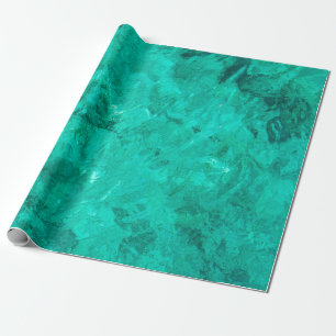 Wasser Meer blau Welle türkis flüssiger Hintergrun Geschenkpapier