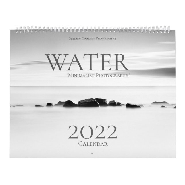 Wasser, Minimalistischer Fotokalender 2022 Kalender (Titelbild)