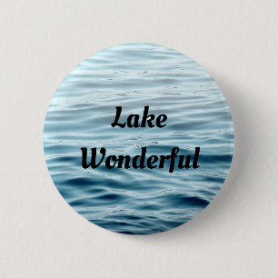 Wasser mit dem Namen des Sees wachsen Button